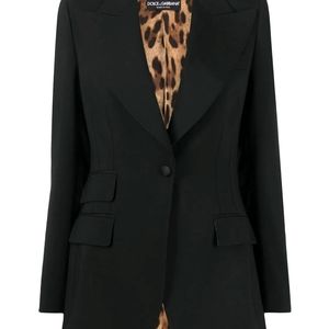 $2595 Dolce Gabbana Turlington Single-breasted Woolen Blazer - 8 US/44 IT